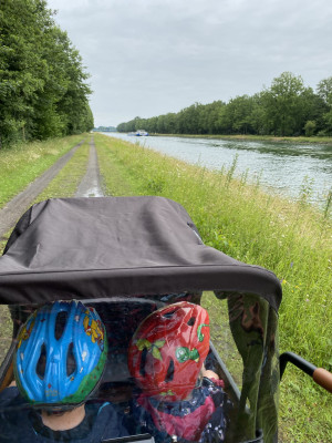 Fahrradtour am Kanal